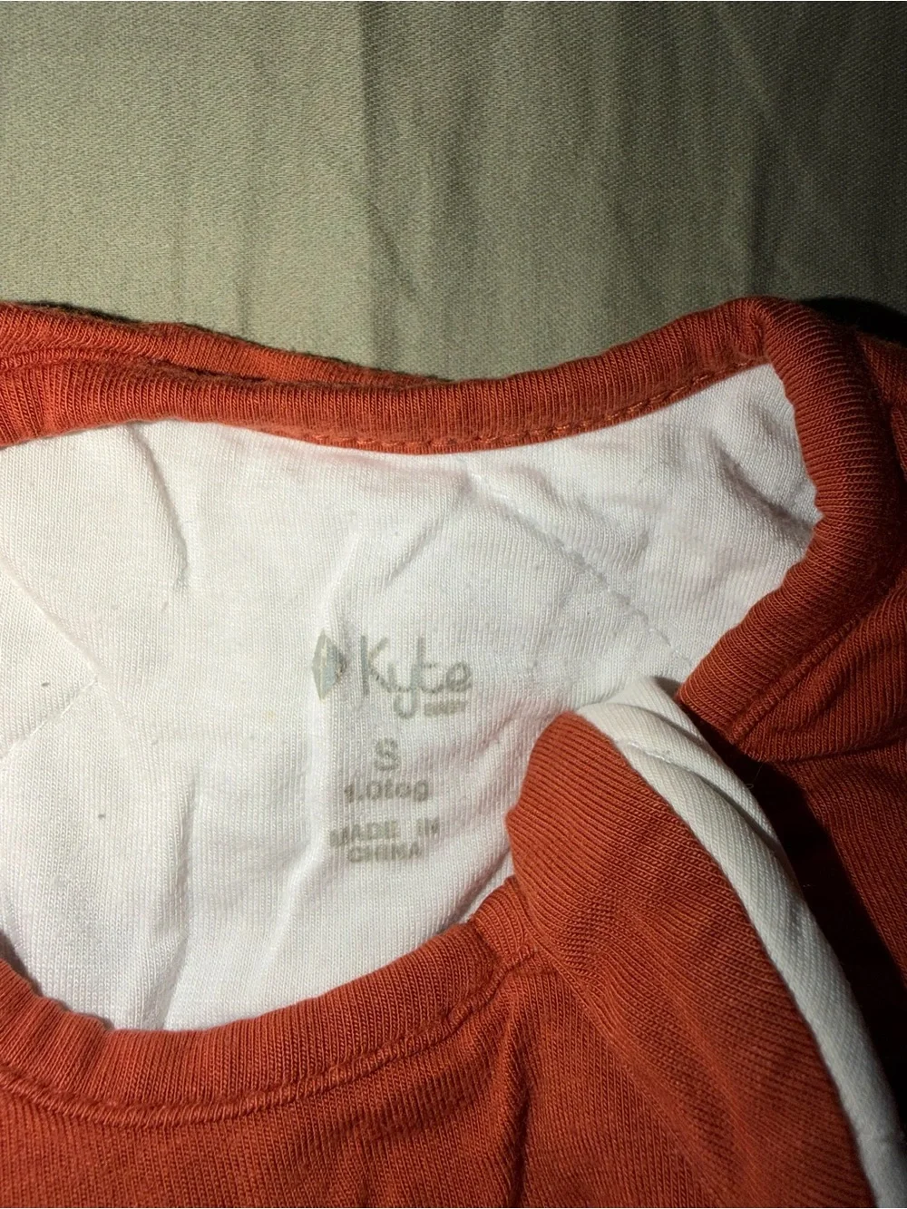 Kyte BABY Orange Sleeveless Sleep Sack